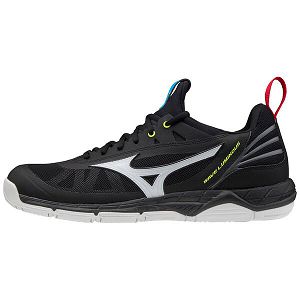 Tenis Para Voleibol Mizuno Wave Luminous Hombre Negros/Blancos/Amarillos | Mexico-196428